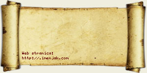 Isidora Cerovac vizit kartica